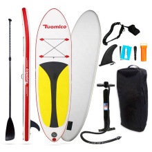 Frete grátis Supboard inflável Ultra-Thick Durable PVC Premium Stand up paddle boarding Acessórios Bomba de dupla ação Segurança